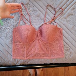 VICTORIA SECRET Longline Sexy Lace Bra NWT